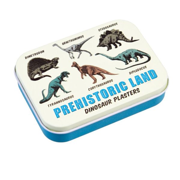 Prehistoric Land Plasters in a Tin (Pack of 30) - Rex London