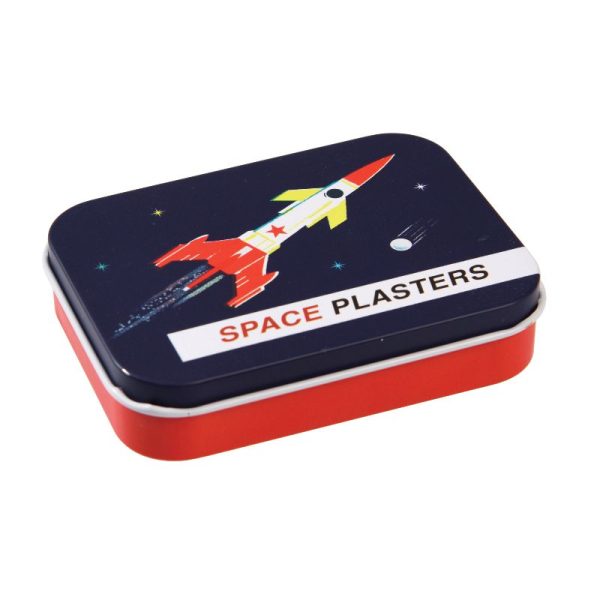 Space Age Plasters in a Tin (Pack of 30) - Rex London