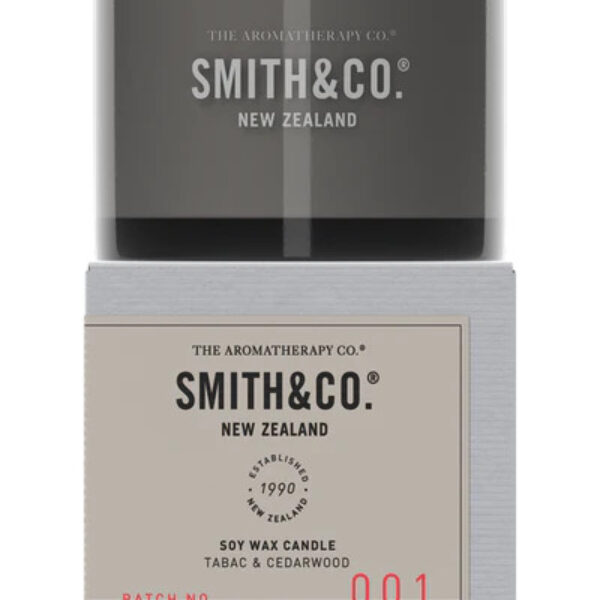 Tabac & Cedarwood - Smith & Co Candle 260g