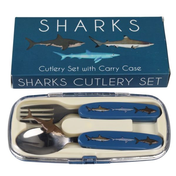 Sharks Children's cutlery set