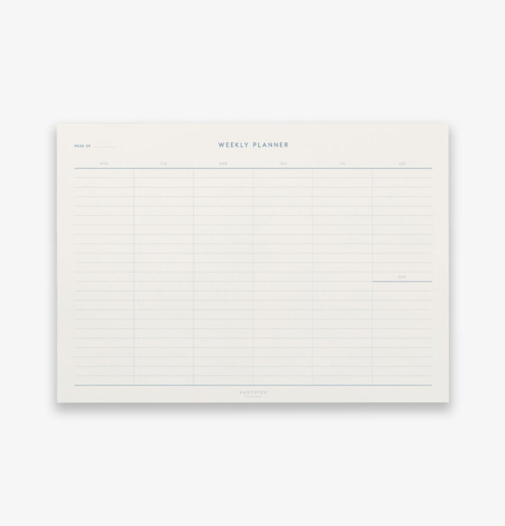 Wire-O Weekly Planner Notebook