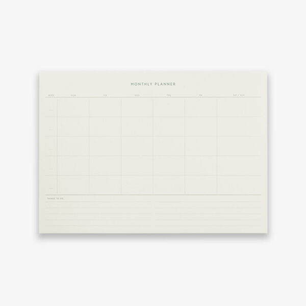 Monthly Planner Notebook