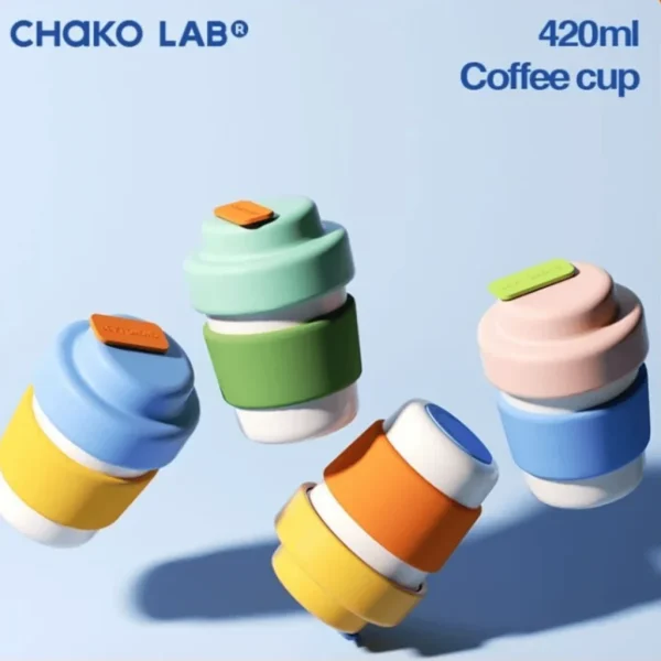 Ceramic Insulated Caffee Cup 420ml - CHAKO LAB