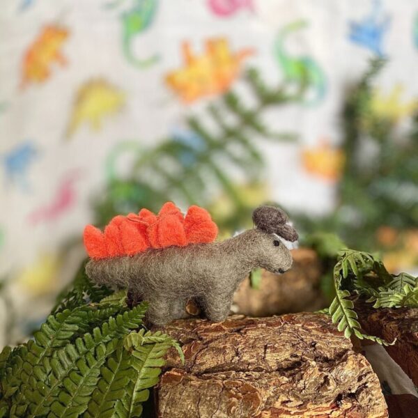 Handmade Felt Hanging Digby Dinosaur Felt Decoration