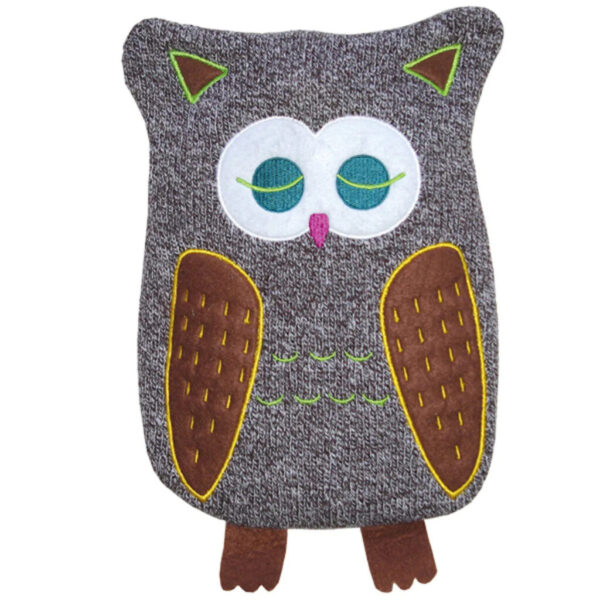 ECO HOT WATER BOTTLE COMFORT WITH COVER, OWL