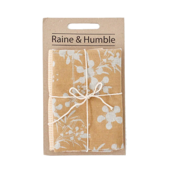 Myrtle Tea Towel Pack 2 - Honey